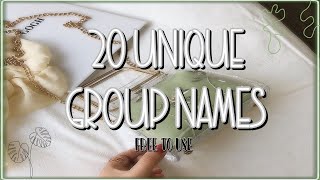20 UNIQUE GROUP NAMES (free to use) | Roblox screenshot 3