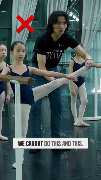 'I guarantee this will be easier on your leg for 'enveloppé' if you do it right.' #ballet #dance