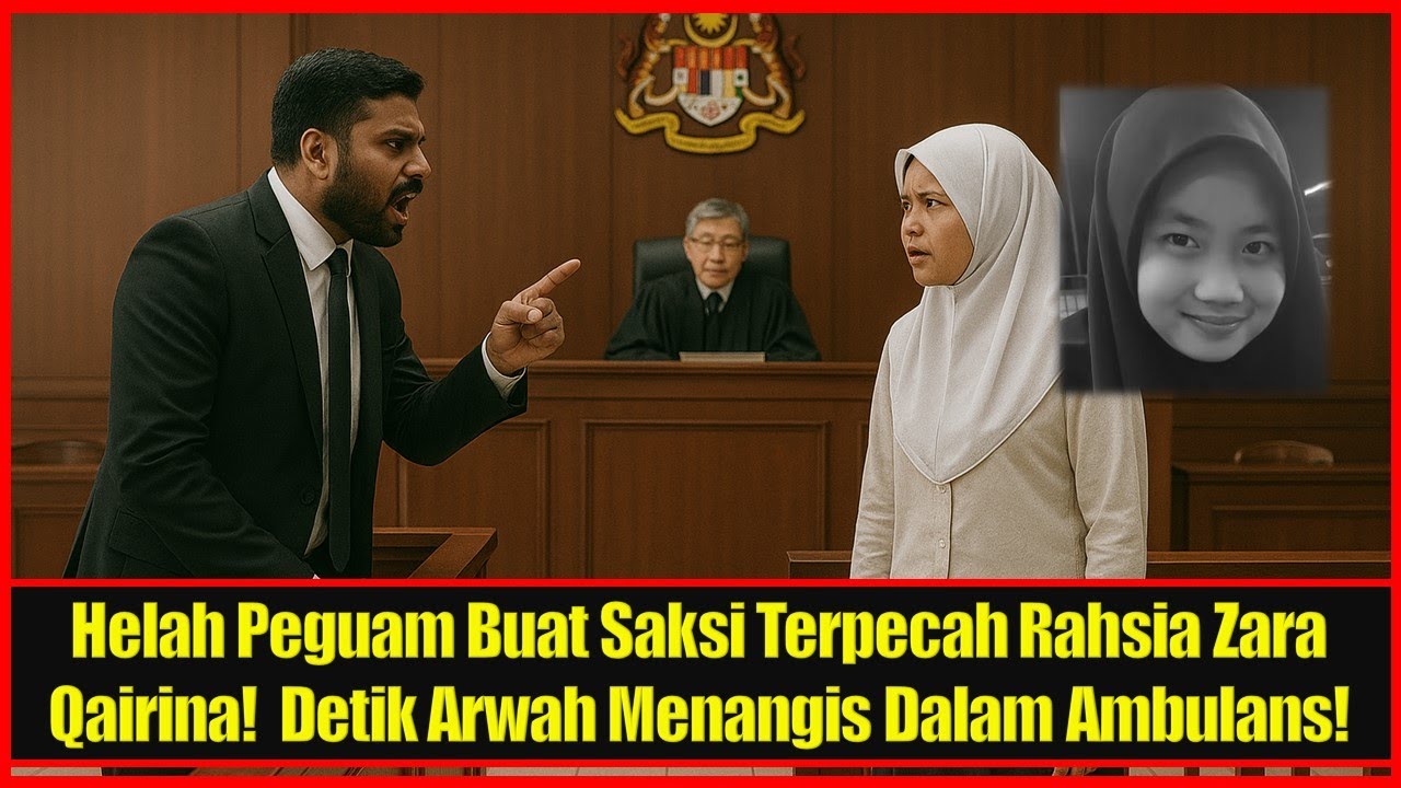 Helah Peguam Buat Saksi Terpecah Rahsia Zara Qairina!  Detik Arwah Menangis Dalam Ambulans!