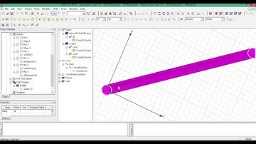 Twin wire line report generation using Hfss