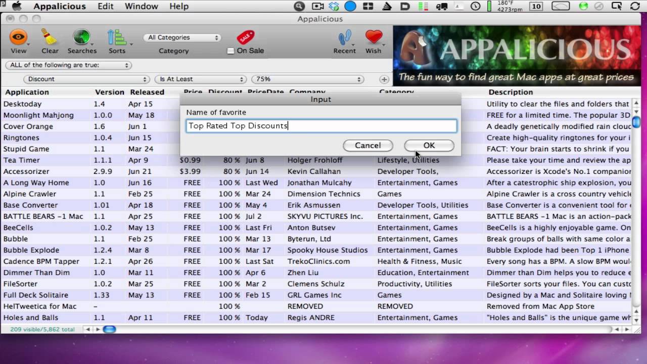 Appalicious Sorting - YouTube