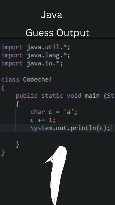 Guess the output of this Java code. - YouTube