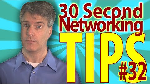 Pitch for Success 30 Second Networking Tip No 32