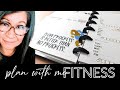 My Plan With Me Happy Planner Mini Dashboard for Fitness