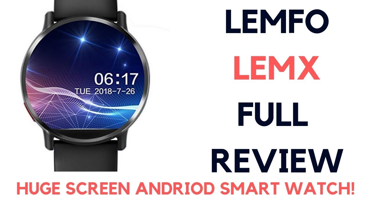 LEMFO LEM X 4G SMART WATCH REVIEW | BIG SCREEN = MUST BUY? - YouTube
