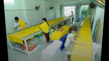 Áo Mưa   - Quy Trình Sản Xuất Áo Mưa Triệu Vy