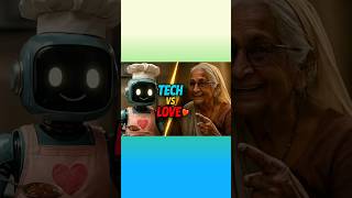 Robot Chef 🤖 vs Dadi Ki Chutney 👵🍲  Tech vs Love #shorts  #viral