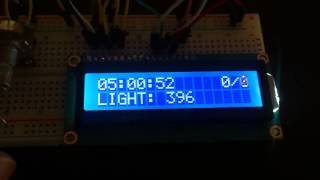 Arduino wordclock prototype setup