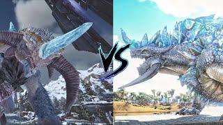 ARK War 6：Ice Titan VS Crystal Titan（Tamed version）