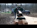 *Satisfying Sawmill* Time-lapse of Turning Logs to Boards - Woodland Mills HM122