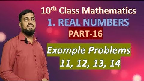 Class 10 Maths | Chapter 1 | Real Numbers | Part 16 | Example problems 11, 12, 13, 14