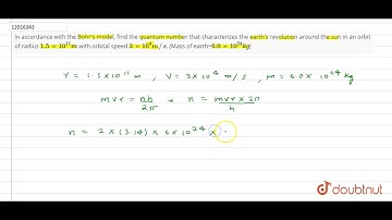 In accordance with the Bohr\