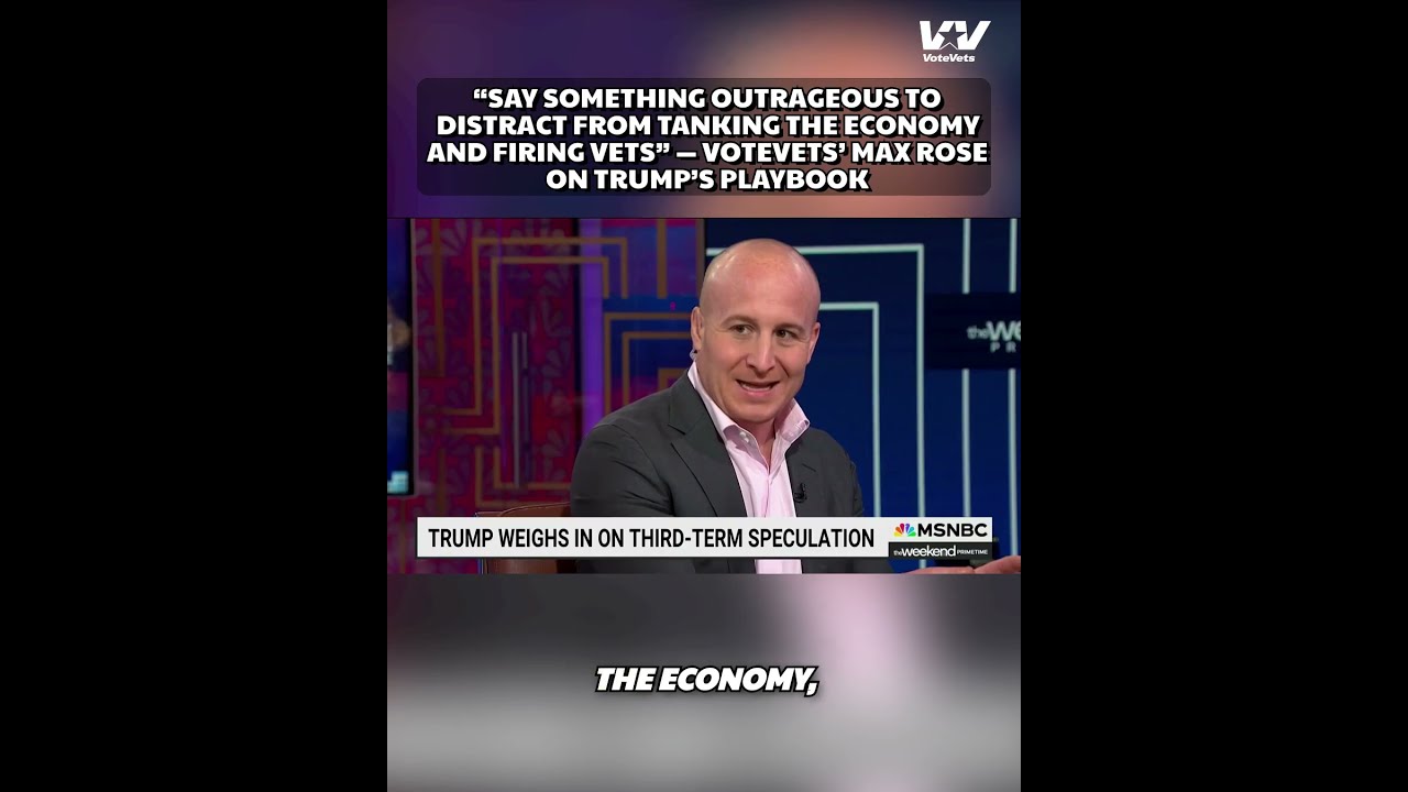  Tanked The Economy Fired Vets Then Distractions VoteVets Max Rose Rips Trump S First 100 Days