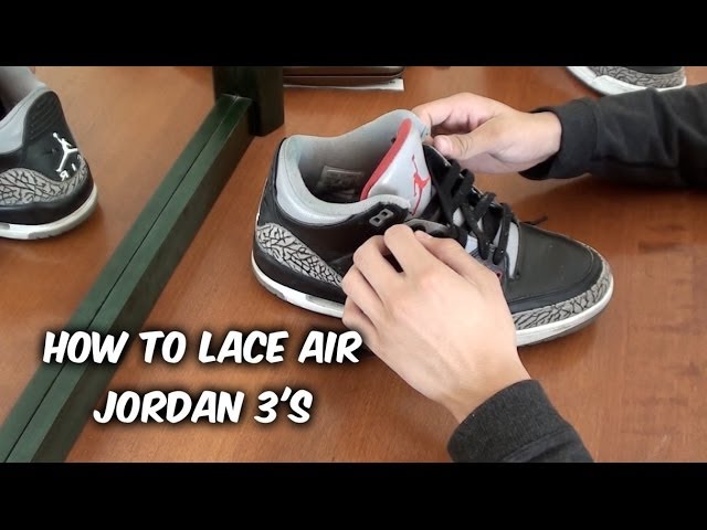 jordan 3 shoelace length