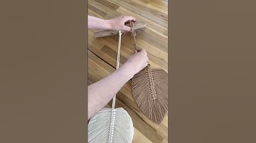 Folhas de macramé #artesanato #decoração #macrame #folhamacrame #macramè #painelmacrame