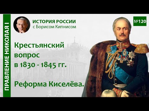 Крестьянский вопрос в 1830 - 1845 гг. Реформа П.Д. Киселёва / лектор - Борис Кипнис / №120