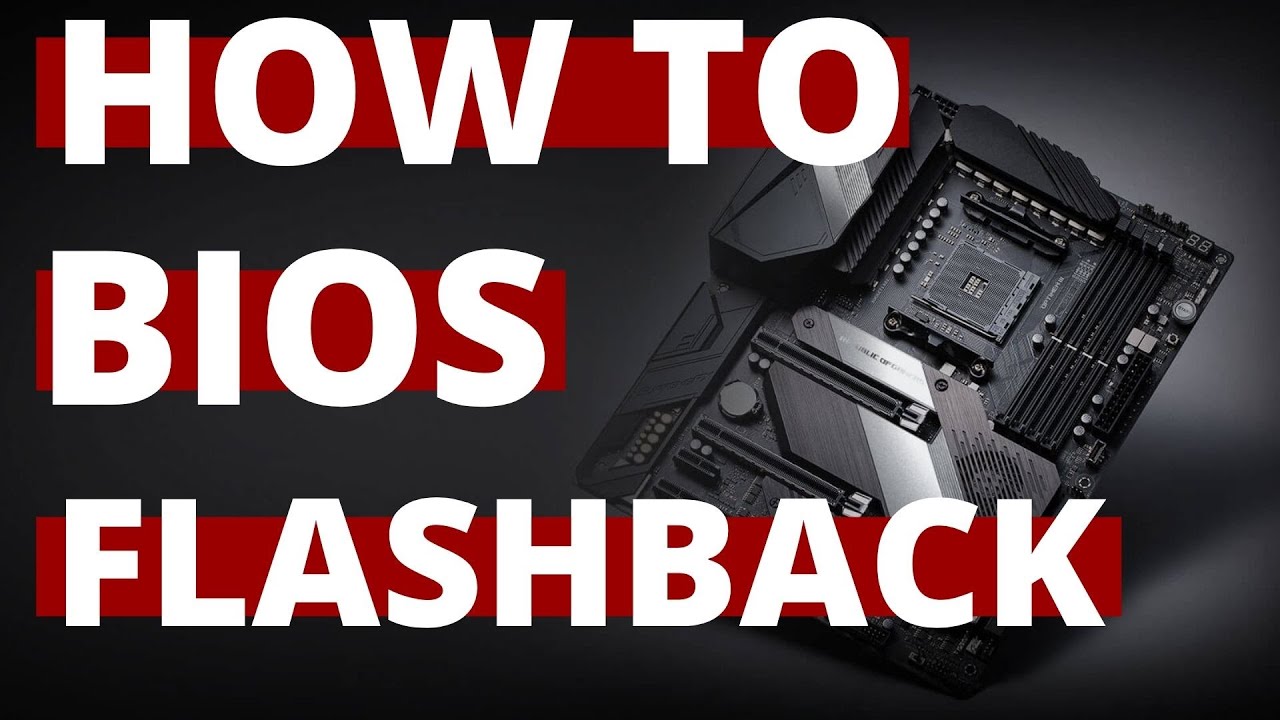 How To Use Bios Flashback Update Your Bios Without A Cpu Or Being Able To Post Youtube
