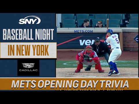 Former Mets answer Opening Day trivia questions | Baseball Night in New York | SNY