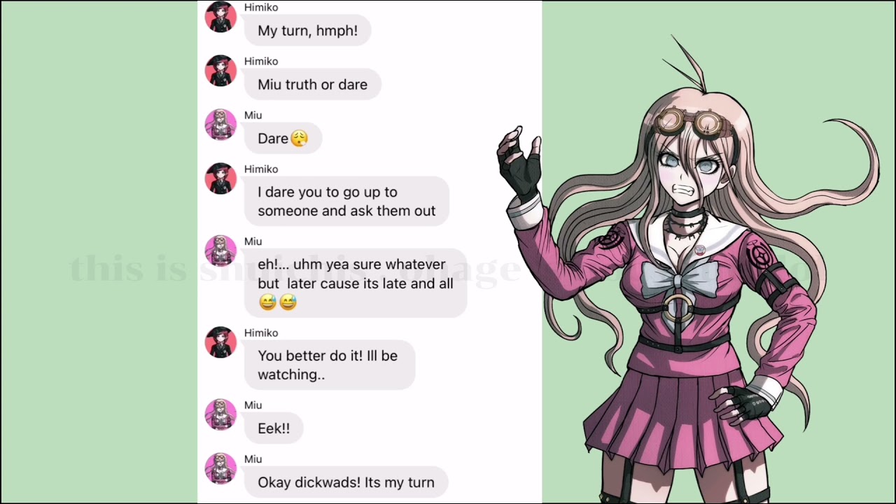 Danganronpa V3 class plays TRUTH or DARE || Danganronpa texting videos