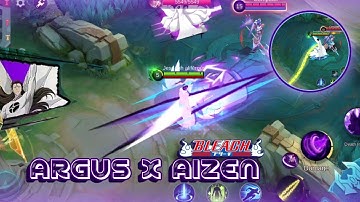 NEW!! ARGUS X AIZEN SCRIPT || FULL EFFECT || MLBB X BLEACH (NO ANIMATION)