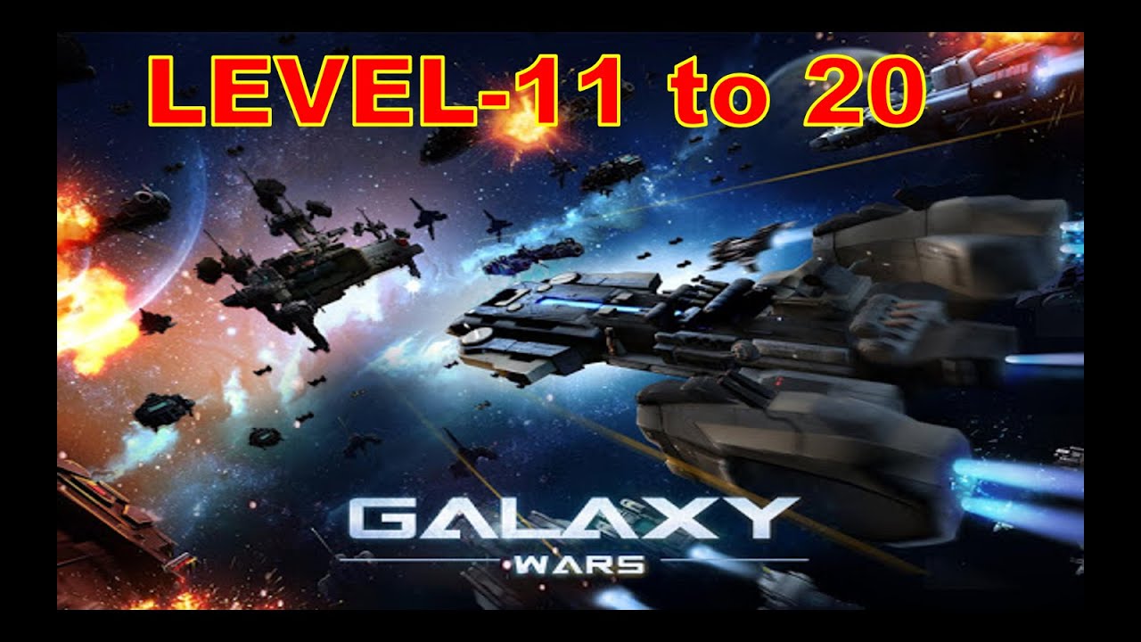Galaxy Sky Shooting Space War Game LEVEL11 to 20 update
