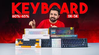 Best Compact Size 60% 65% Mechanical Keyboard under 3000 of 2024 | Best Gaming keyboards of 2024
