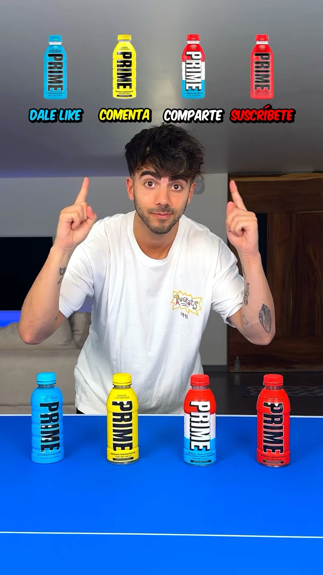 Podre girar las 4 botellas?