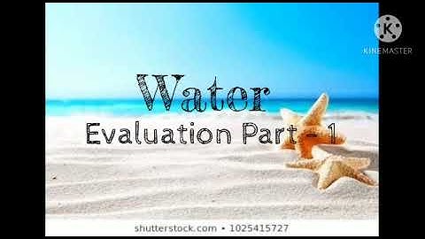 4th std Science(term-2) WATER Evaluation Part-1