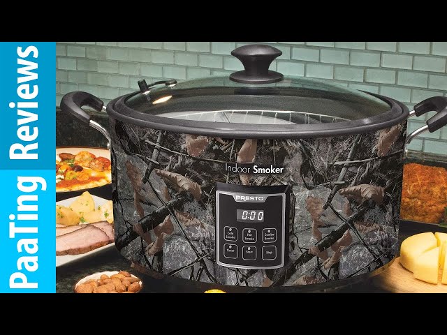 Presto 06014 Indoor Electric Smoker, 6 QT, Camo