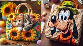 Bolsos tejidos a CROCHET