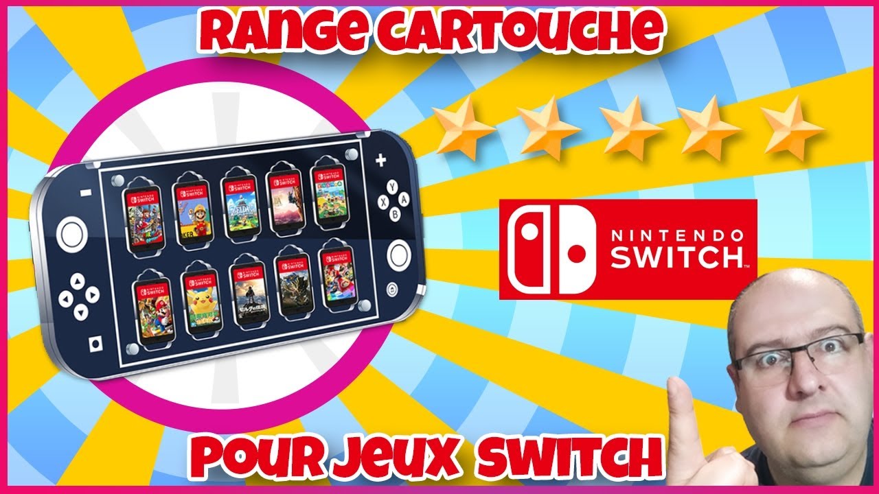 Nintendo switch le range cartouche transparent ! 