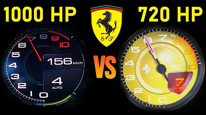 Ferrari SF90 Stradale vs Ferrari F8 Tributo Acceleration Sound 0-100 km/h & 0- 100 mph - 天天要闻