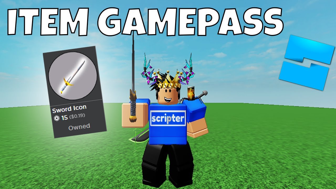 HOW TO MAKE ITEM GAMEPASS in Roblox Studio!!! YouTube