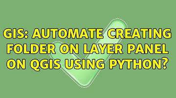 GIS: Automate creating Folder on Layer Panel on QGIS using python?