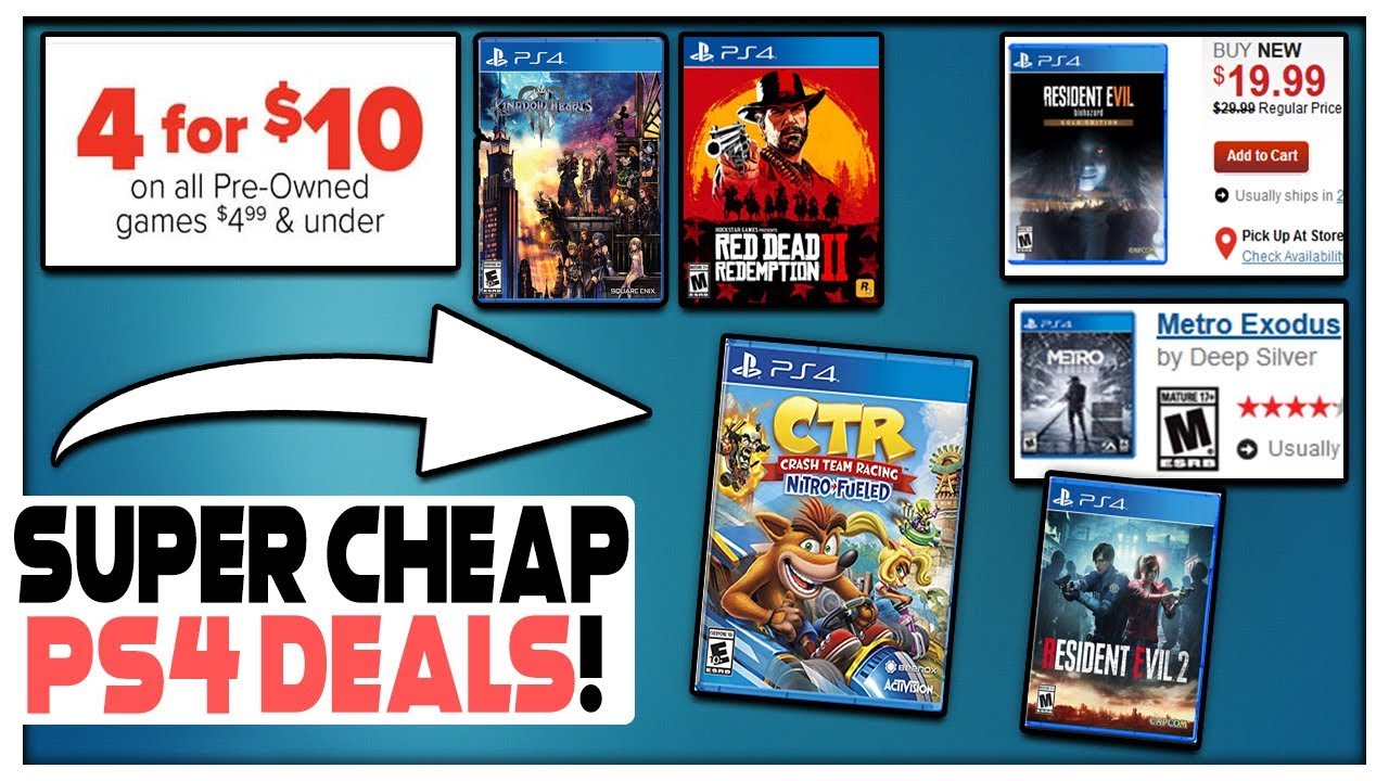 AWESOME NEW PS4 GAME DEALS - SUPER CHEAP GAMES! - YouTube