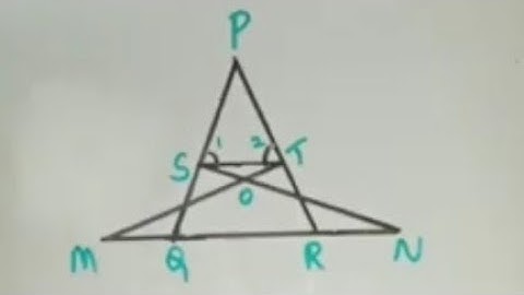 If angle 1 = angle 2 and triangle NSQ is congruent to triangle MTR, then prove that...