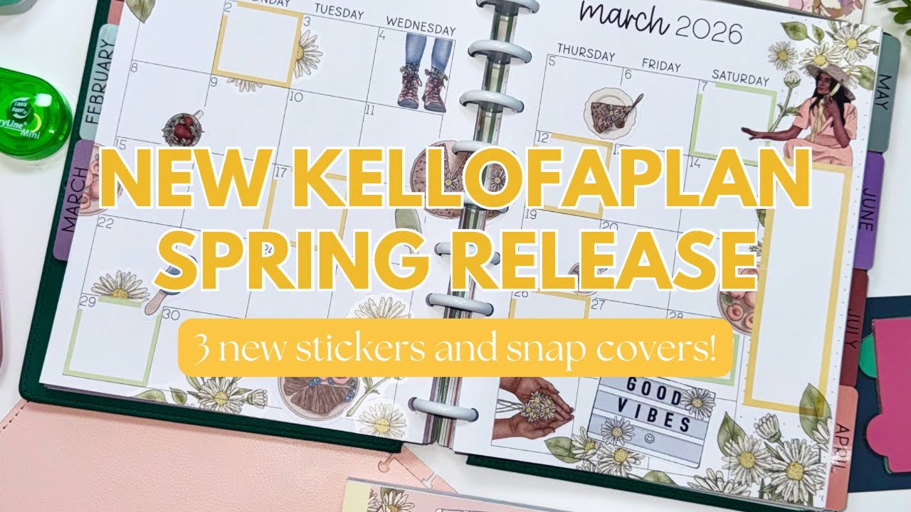 Новая книга от Kellofaplan ✨ Полный обзор + План на март вместе со мной | Весенние пастельные тона