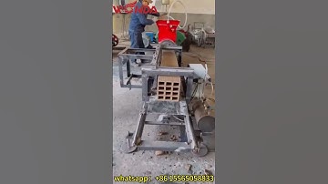 WD280 small vacuum extruder clay brick making machine hollow brick #machine #brickmachine #machinery