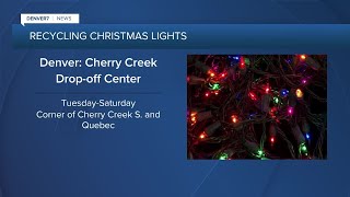 Got broken Christmas lights Denver will recycle them
