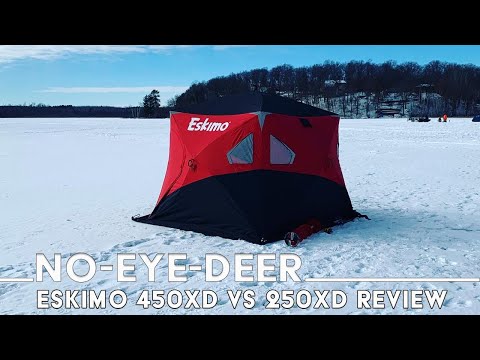 Eskimo Ice Shelter 450XD Vs 250XD Review 