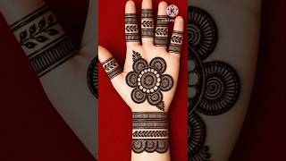 Easy Arabic Mehndi for Beginners l #mehndi #mehndidesign #arabicmehndi #henna #shorts