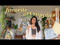 My favorite art supplies sustainable edition 