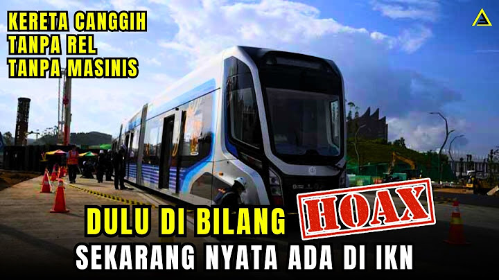 Pertama di IKN dan Indonesia ‼️ Unboxing Kereta Tanpa Rel di IKN  Persiapan 17 Agustus di IKN