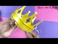 Make your own king crown paper craft crown holiday craft diy