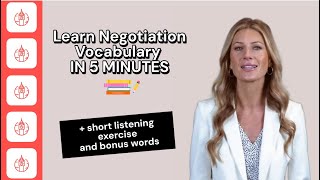 Negotiation Your Quick Vocabulary Booster Intermediate English Vocabulary And Listening