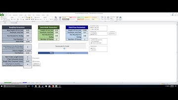 Excel Diamond Turning G-Code Profile Generator