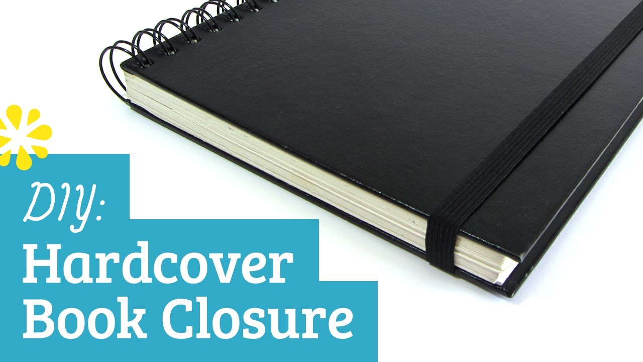 DIY Hardcover Elastic Band Book Closure