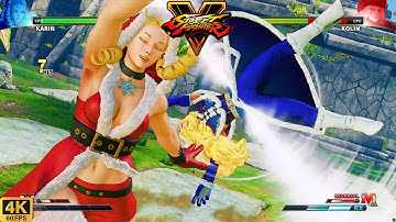 Street Fighter V | Karin 💥 Kolin | CPU vs CPU AI vs AI (hardest difficulty level)