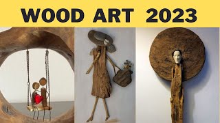 Amazing Wood Art Ideas 2023 -  Wooden Decoration Ideas -DIY Wood Crafts Hand Made - wood carving