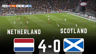 NETHERLANDS VS SCOTLAND 4-0 | INTERNATIONAL FRIENDLY 2024 | .SIMULATION